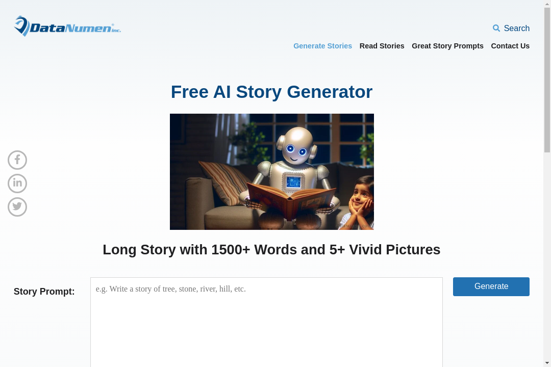 Datanumen Story Generator Review